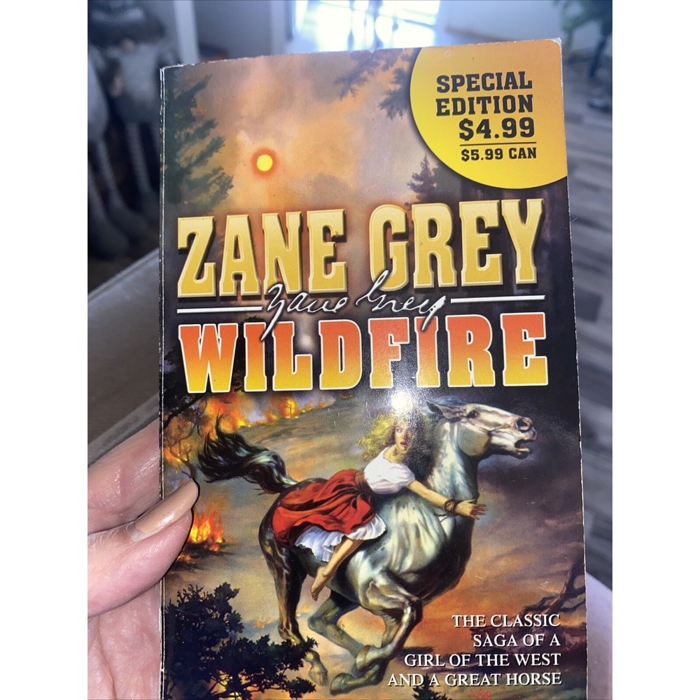 Wildfire Zane Grey 1999 Paperback Western Fiction Forge Books Special Edition
